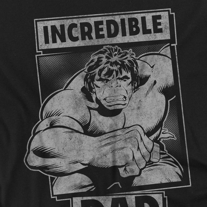 Image du produit Hulk - T-shirt INCREDIBLE DAD - Adulte (M)