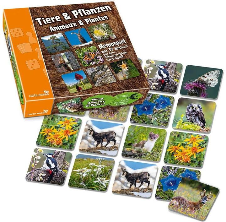 Produktbild Tiere & Pflanzen Memo (Italienisch, Englisch, Französisch, Deutsch, Multilingual)