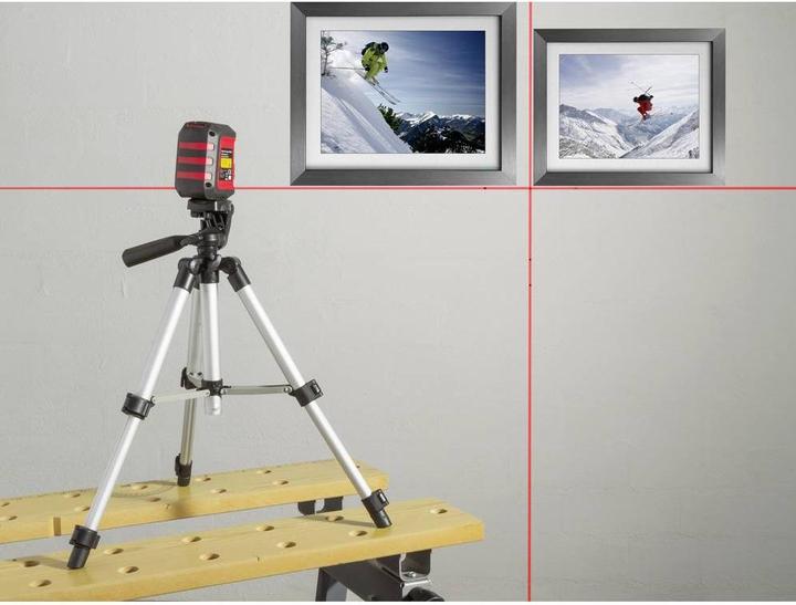 Produktbild Toolcraft Kreuzlinienlaser CL8 mit Stativ