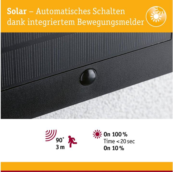 Produktbild Paulmann Solar Hausnummernleuchte (18 lm, IP44)