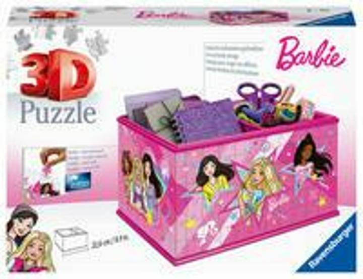Actual product image Ravensburger 3D Puzzle 11584 - Storage Box Barbie - Practical organiser for Barbie fans - (216 pieces)