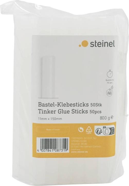 Actual product image Steinel 087319 Hot glue sticks 11 mm 150 mm Transparent 800 g 50 pcs.