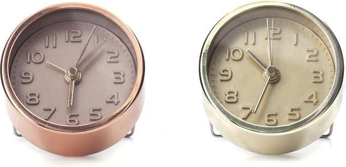 Image du produit Kikkerland Horloges d'alarme en or et en cuivre (AC10-A-EU)