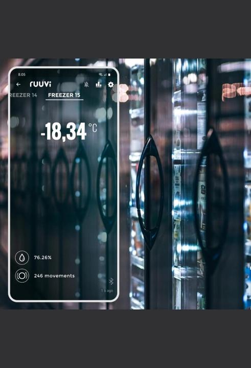 Produktbild Ruuvi RuuviTag Pro Bluetooth Umwelt Sensor 2 in 1 - IP68