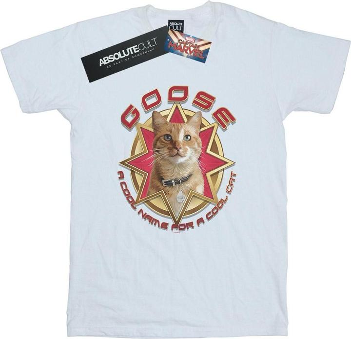 Actual product image Mens Captain Goose Cool Cat T-Shirt (L)