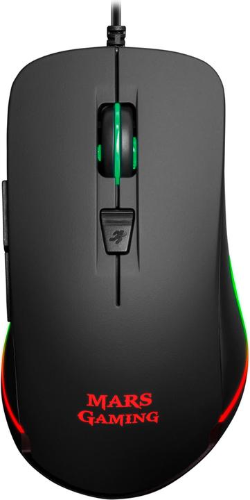 Actual product image Mars Gaming Optical Mouse MM118 USB 9800 DPI Black (Cable)