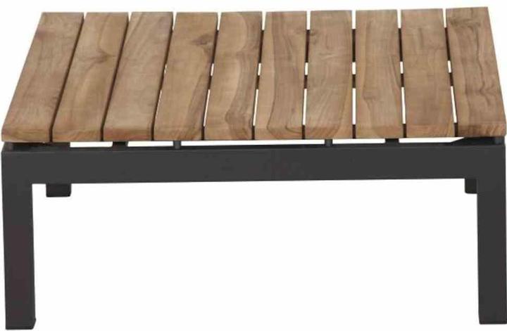 Actual product image Siena Garden Lounge Table Alvida Teak 74x74x30 cm anthracite (73.50 cm)