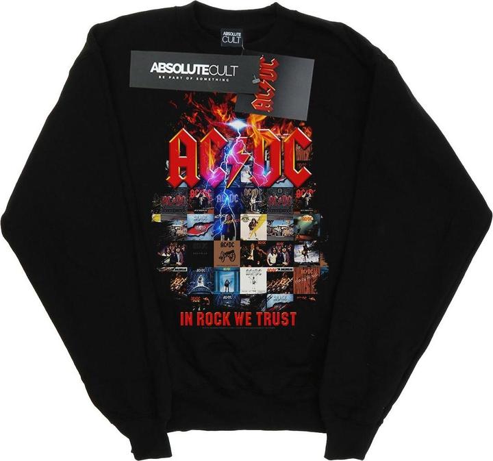 Immagine prodotto AC/DC In Rock We Trust Album Cover Felpa Ragazzi (104)