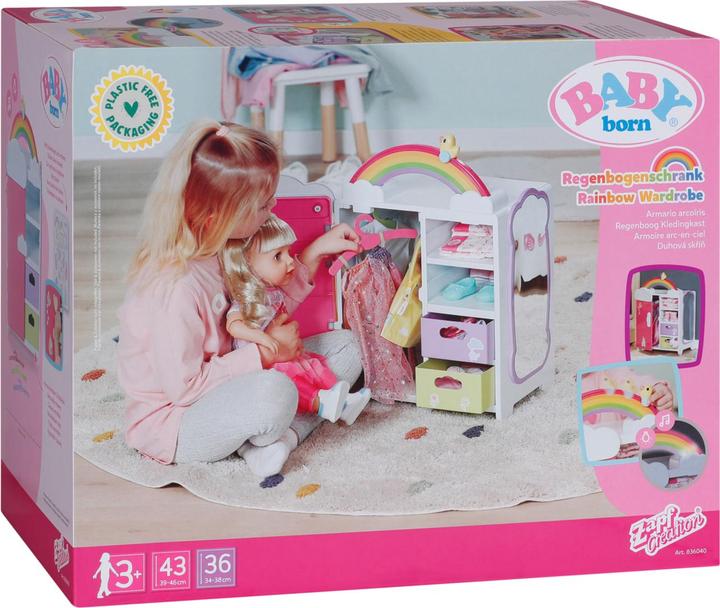 Produktbild Zapf Creation Regenbogen Schrank