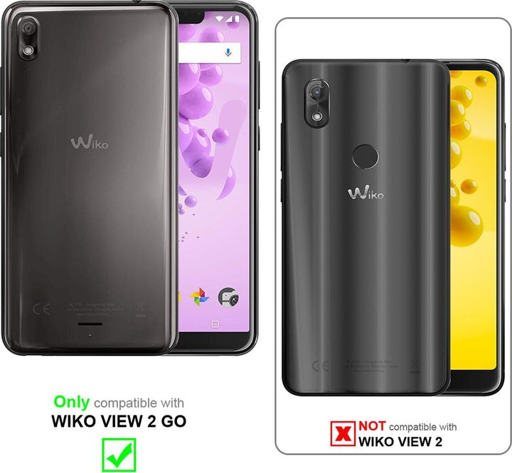 Actual product image Cadorabo Display protection glass (1 Piece, Wiko View 2 Go)