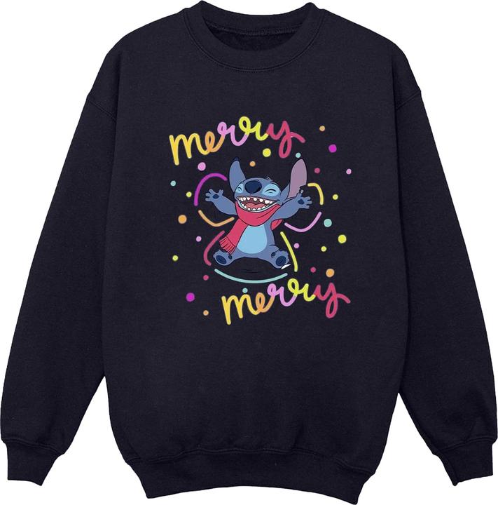 Produktbild Disney Lilo & Stitch Merry Rainbow Sweatshirt (L)