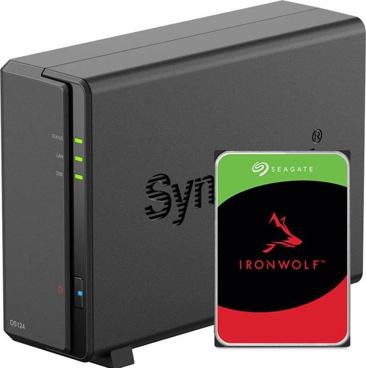 Synology DS124 (1 x 8 TB, Seagate Ironwolf)