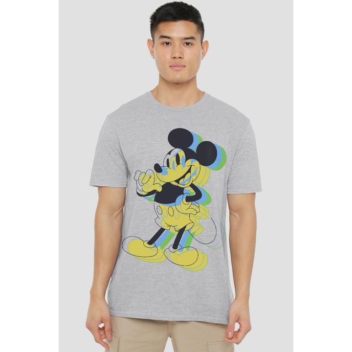 Actual product image Disney Mens Trippy Mickey Mouse T-Shirt (XXL)