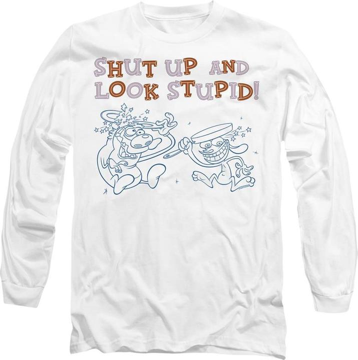 Produktbild Ren & Stimpy Shut Up And Look Stupid! TShirt (XXL)