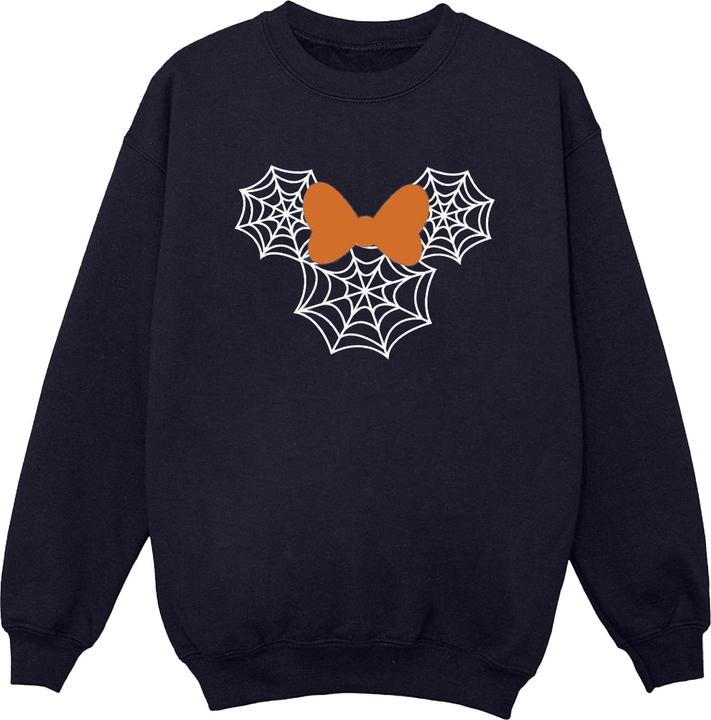 Disney Minnie Mouse Spider Web Head Sweatshirt (S)
