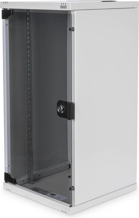 Actual product image Digitus Network Set - 254 mm (10") - 12U, 312 x 300 mm (W xD) (12 RU, 10 inch rack)