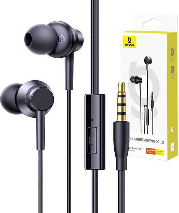 Produktbild Baseus Encok HZ11 headphones - black (Kabelgebunden)