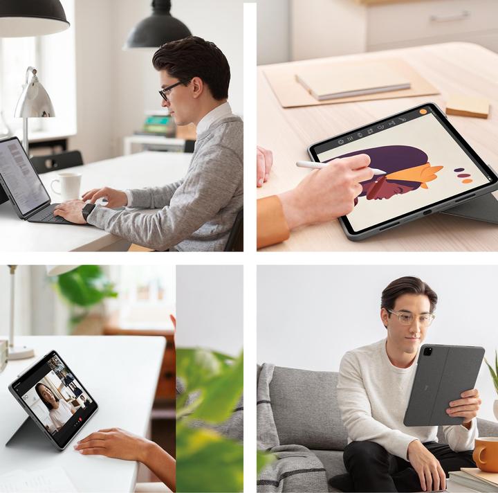 Produktbild Logitech Combo Touch (CH, iPad Pro 12.9 2021 (5. Gen), iPad Pro 12.9 2022 (6. Gen))