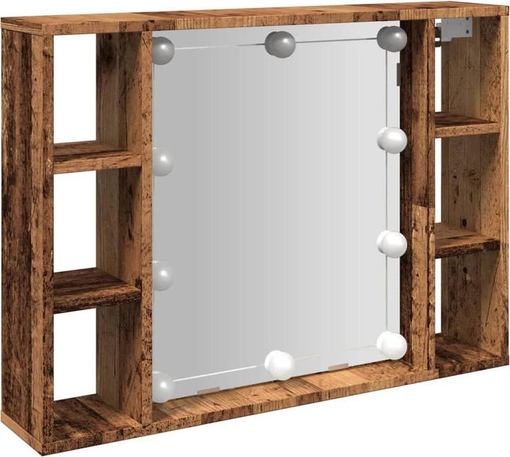 Immagine prodotto VidaXL Armadio a specchio con ottica a luce LED (76 x 15 x 55 cm)