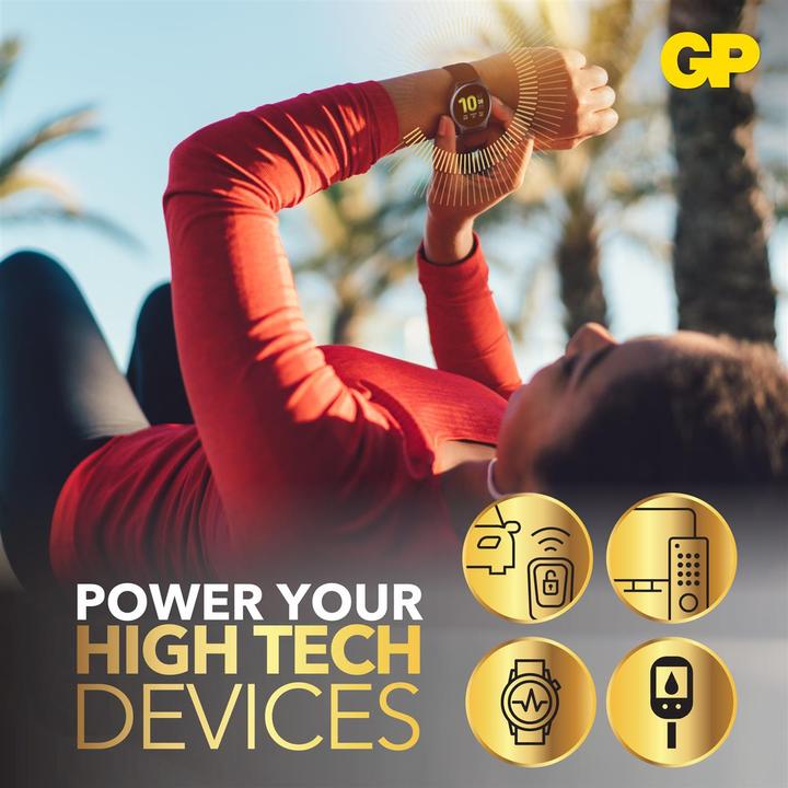 Actual product image GP Batteries Lithium CR2025, Single-use battery, CR2025, Lithium-Manganese Dioxide (LiMnO2), 3 V, 4 (4 pcs., CR2025, 165 mAh)