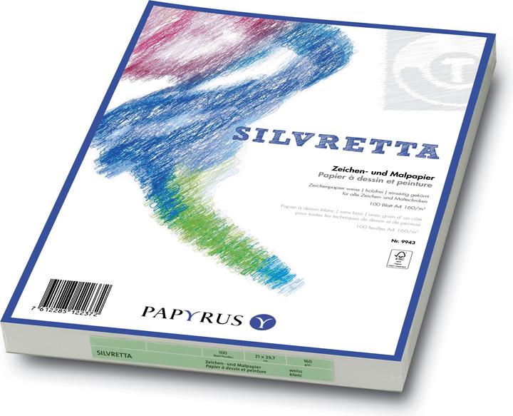 Produktbild Papyrus SILVRETTA - Zeichen- und Malpapiere (A3, Blanko)