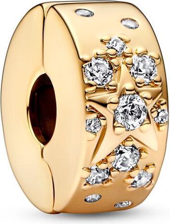 Actual product image Pandora Milky Way Clip Charm (Metal, Gold plated)