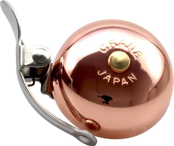 Crane Mini Suzu Bell - Polished Copper (Steel Band Mount)