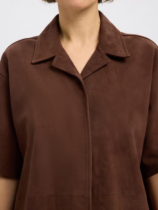 Image du produit Selected Femme 100% Wildleder Kurzarmhemd (38)