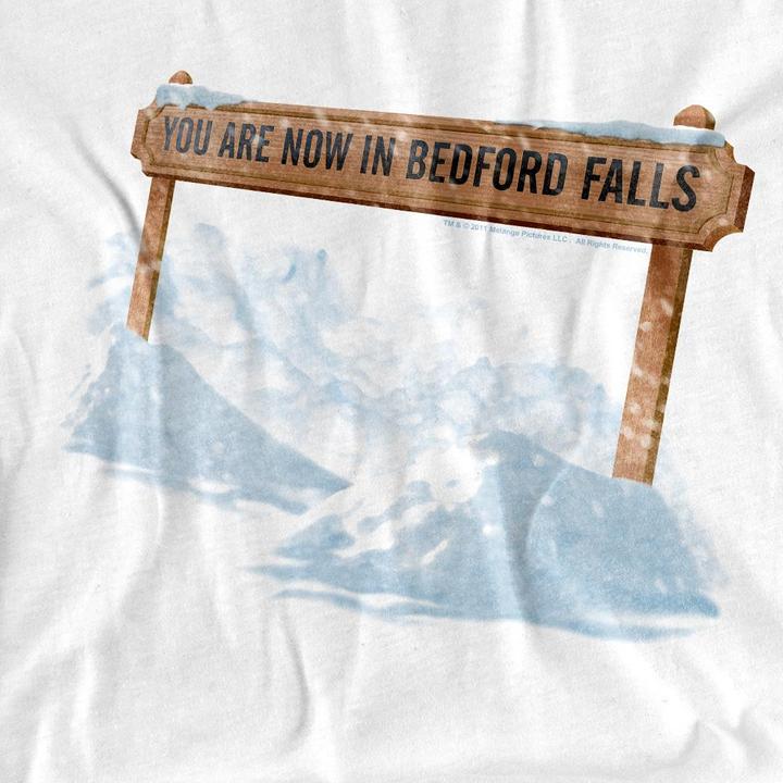 Actual product image It's a Wonderful Life Mens Bedford Falls T-Shirt (XL)