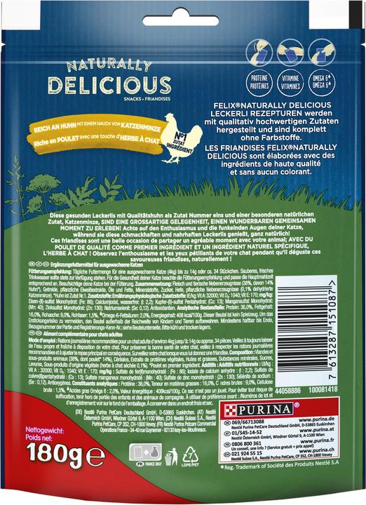 Actual product image Felix Naturally Delicious Chicken (Adult, 1 pcs., 180 g)