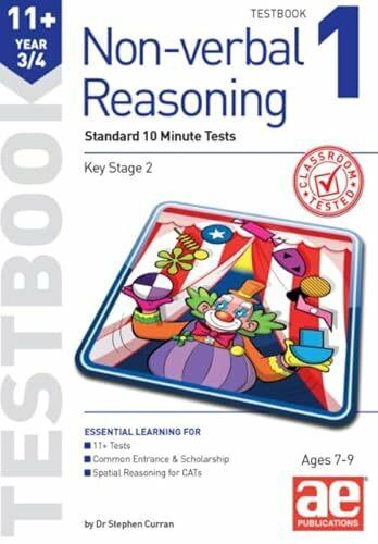 Produktbild 11+ Non-verbal Reasoning Year 3/4 Testbook 1 (Englisch, Nell Bond, Dr Stephen C Curran, Tandip Singh Mann, Andrea Richardson, 2023)