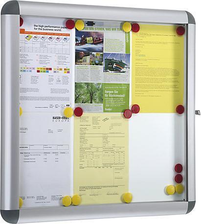 Produktbild kaiserkraft Schaukasten RONDO (Magnettafel, 74 x 100 cm)