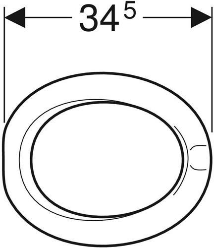 Actual product image Geberit Toilet seat for children