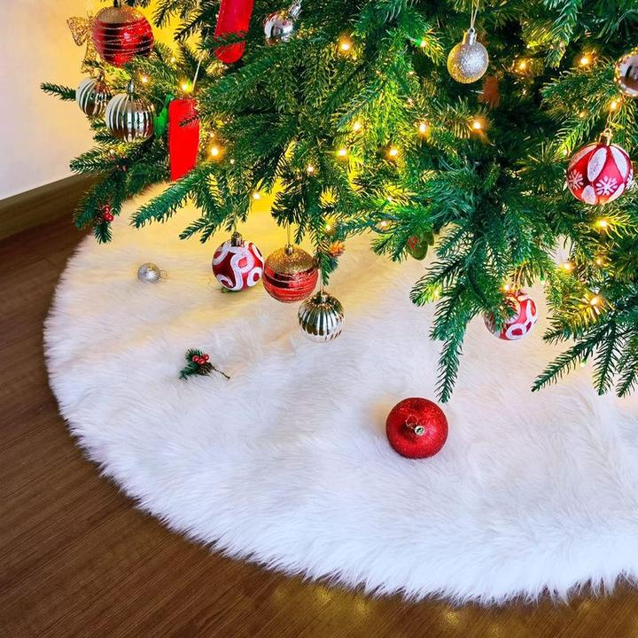 Actual product image Hermex Christmas tree rug Christmas tree skirt Christmas tree skirt mat (1 -part)