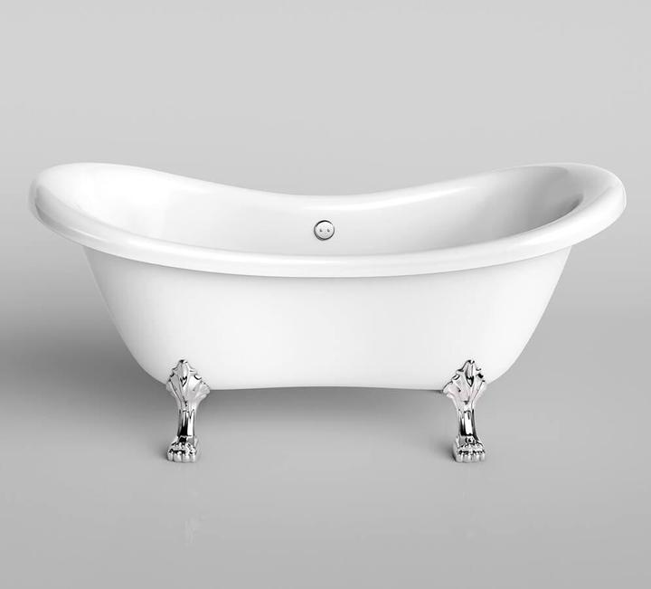 Image du produit Home Deluxe Baignoire à poser RETRO sans robinetterie - 176x74x79cm (74 cm, 176 cm)
