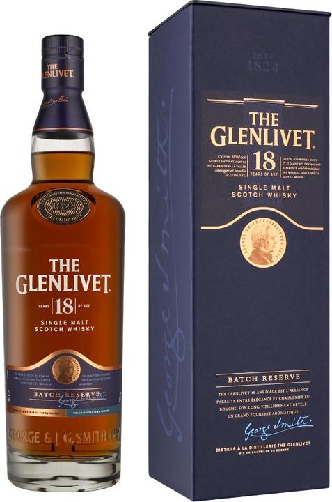 Image du produit The Glenlivet 18 Years + GB (1 x 70 cl)